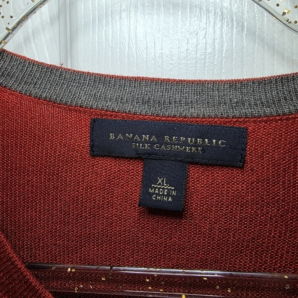 Banana Republic Silk/Cashmere Sweater Mens-XL